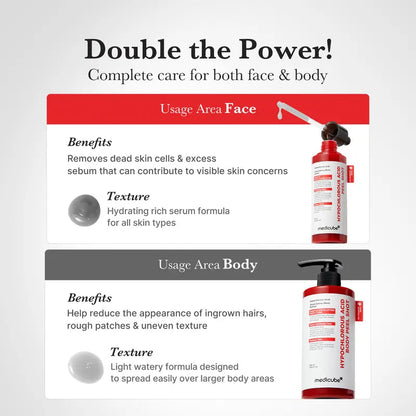 Prep Purity™ Hypochlorous Glow Duo (Face & Body)