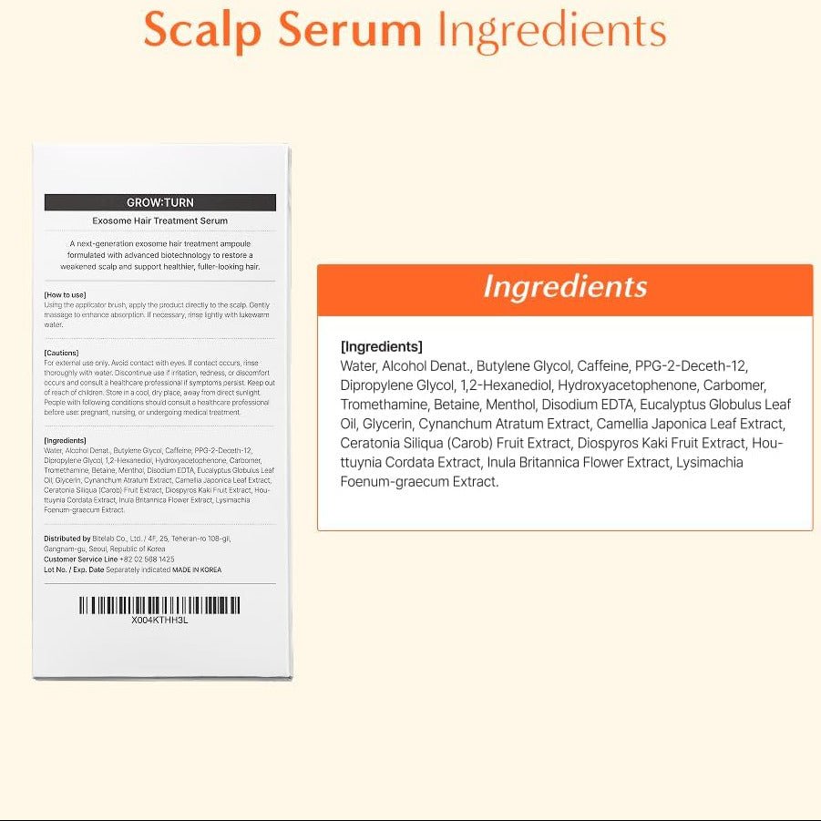 Hair Growth Serum with Exosome Technology — Scalp Ampoule