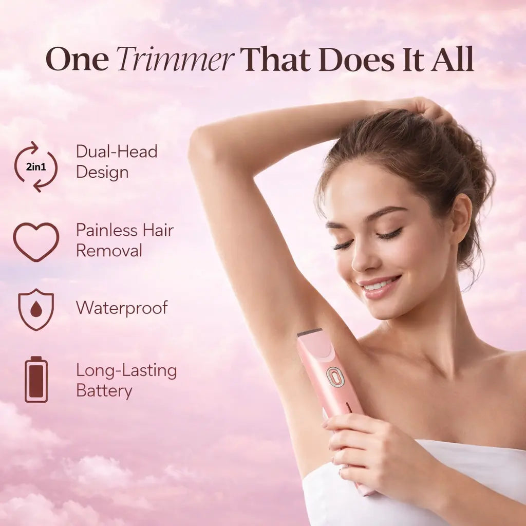 2-in-1 Bikini Trimmer — Smooth, Bare & Confident