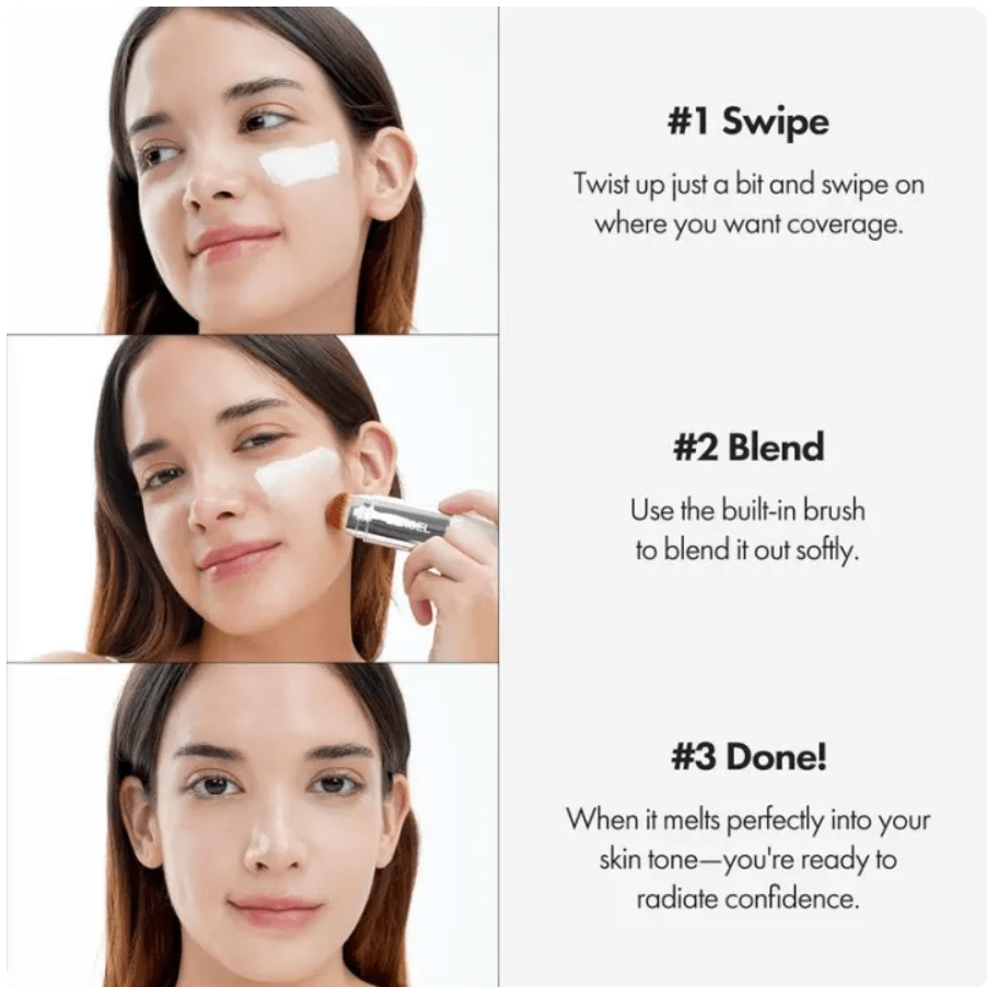 Color - Change Collagen Foundation Balm – Perfect Shade, Flawless Skin - Zalunas