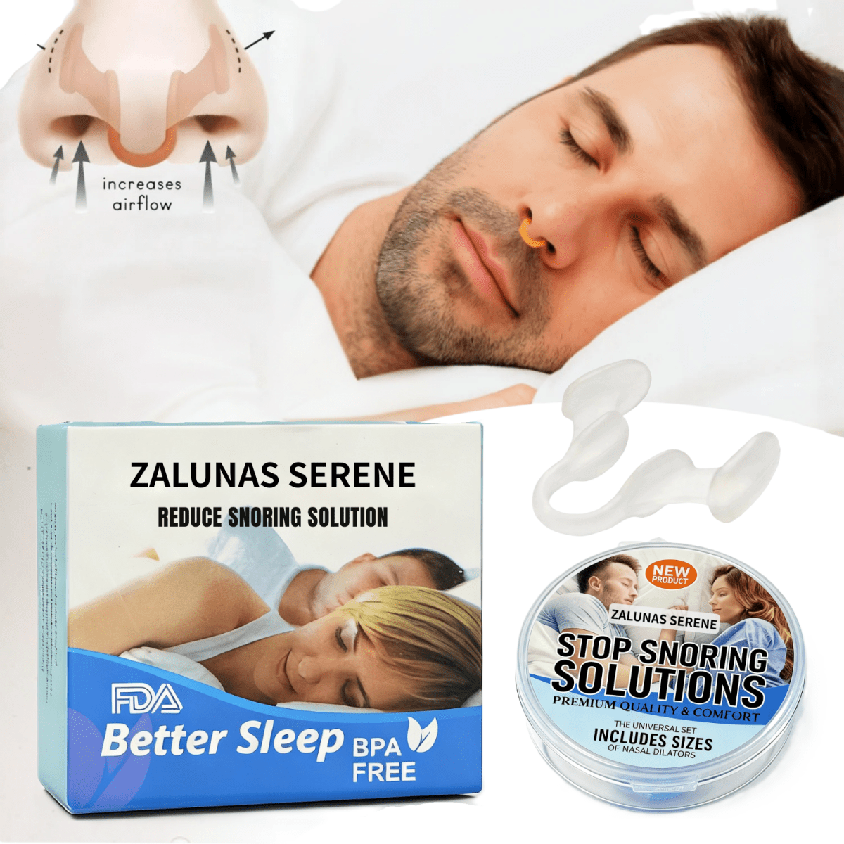ZALUNAS Serene (Nasal): All 3 colours included - Zalunas